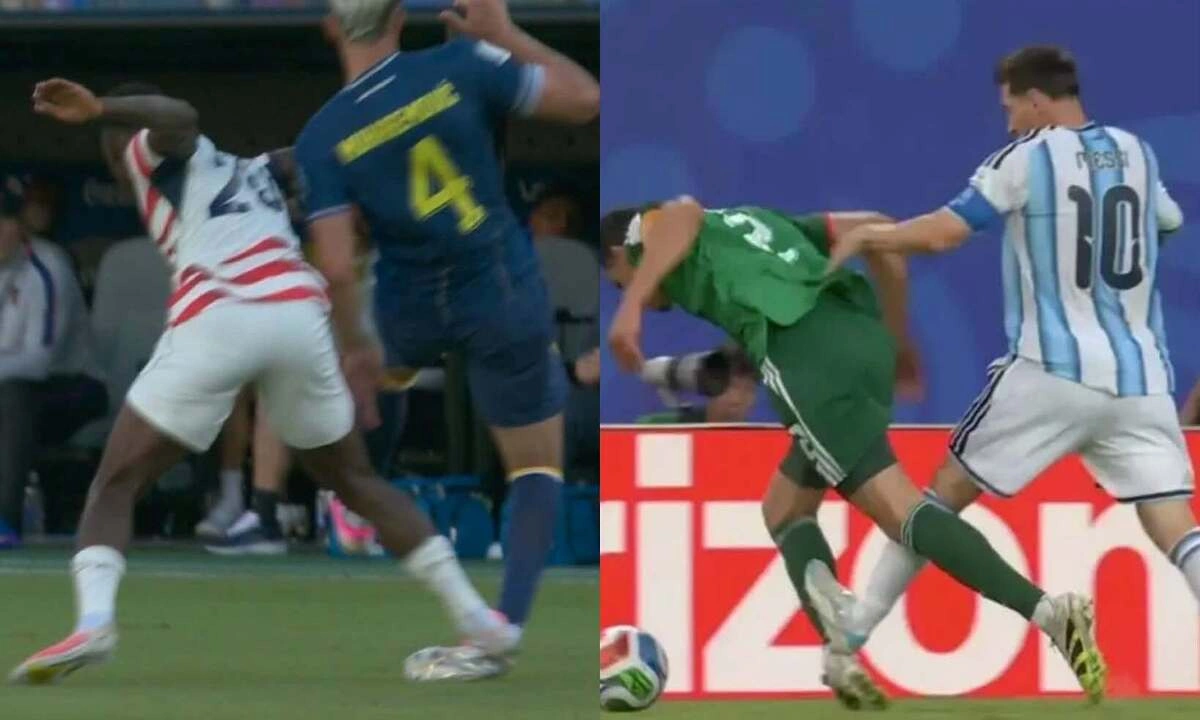 Messi Bị Réo Tên Khi Tiền Đạo Mỹ Nhận Thẻ Đỏ Ở World Cup 2026 - hình ảnh - playgg88.vip
